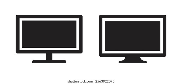 Vector Computer Icon Set. Computer Symbols