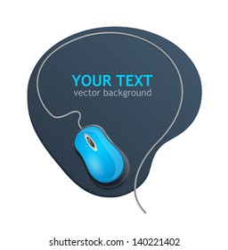 Vector Computer Mouse Text