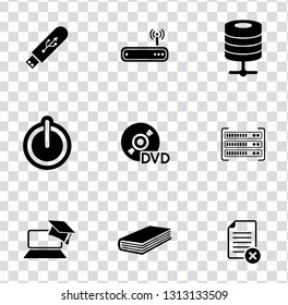 vector computer network set. mobile business icons, communication sign symbols - information technology elements