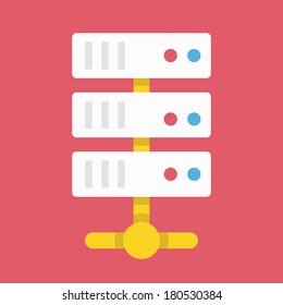 Vector Computer Server Icon