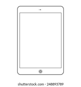 Vector computer tablet.  Illustration Similar To iPad