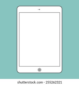 Vector computer tablet. Illustration Similar To iPad.