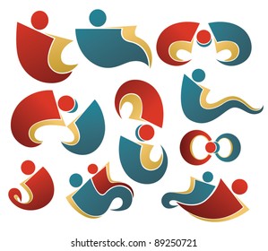 vector concept of activity and communication