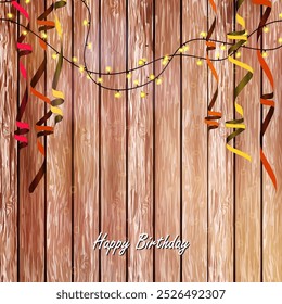 Vector concepto de fondo de celebración de cumpleaños.