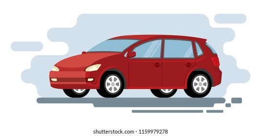 Vector concept for car washing service. Car wash service illustration.