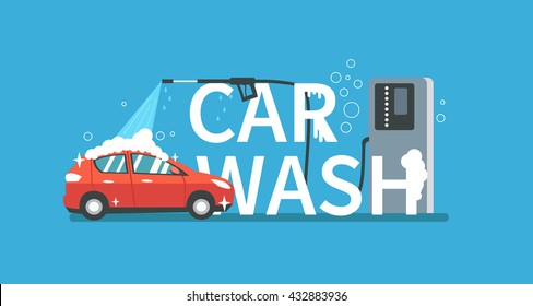 Washing Car Interior Stock Vectors Images Vector Art