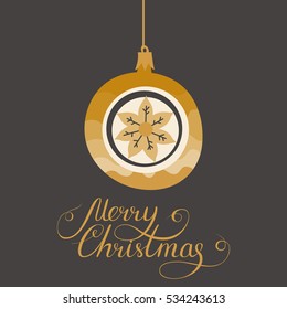 Vector concept Christmas or New Year card templates with balls. Greeting card design.  Modern design element for flyer, card or banner template.