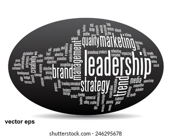 Vector concept or conceptual 3D oval or ellipse abstract word cloud on black background, metaphor for business, trend, media, focus, market, value, product, advertising, customer, corporate wordcloud