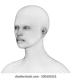 8,149 Wireframe female Images, Stock Photos & Vectors | Shutterstock