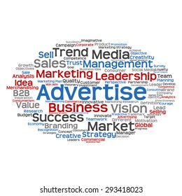 Vector concept or conceptual abstract business success word cloud