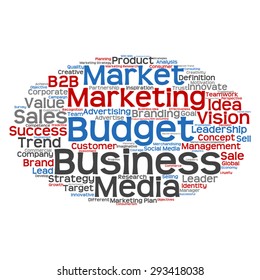 Vector concept or conceptual abstract business success word cloud
