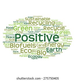 Vector concept or conceptual abstract green ecology and conservation word cloud text on white background, metaphor to environment, recycle, earth, alternative, protection, energy, eco friendly or bio