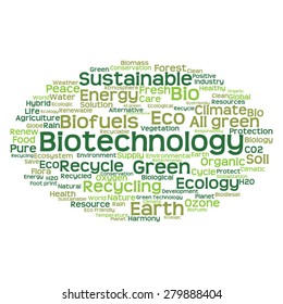 Vector concept or conceptual abstract green ecology and conservation word cloud text on white background, metaphor to environment, recycle, earth, alternative, protection, energy, eco friendly or bio
