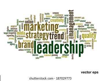 Vector concept or conceptual abstract word cloud on white background as metaphor for business, trend, media, focus, market, value, product, advertising or customer. Also for corporate wordcloud