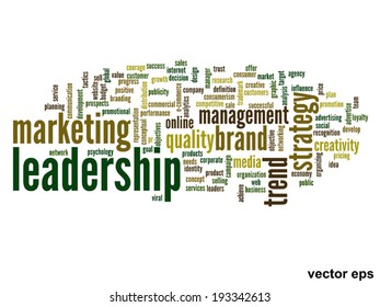 Concepto vectorial o nube conceptual abstracta de palabras sobre fondo blanco como metáfora para negocios, tendencias, medios, enfoque, mercado, valor, producto, publicidad o cliente. También para la nube de palabras corporativa
