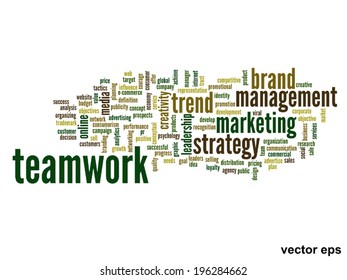 Vector concept or conceptual abstract word cloud on white background as metaphor for business, trend, media, focus, market, value, product, advertising or customer. Also for corporate wordcloud
