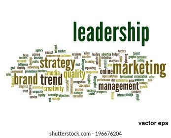 Vector concept or conceptual abstract word cloud on white background as metaphor for business, trend, media, focus, market, value, product, advertising or customer. Also for corporate wordcloud