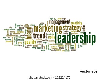 Concepto vectorial o nube conceptual abstracta de palabras sobre fondo blanco como metáfora para negocios, tendencias, medios, enfoque, mercado, valor, producto, publicidad o cliente. También para la nube de palabras corporativa