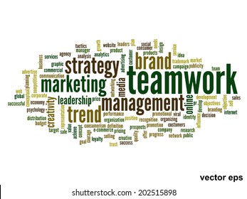 Vector concept or conceptual abstract word cloud on white background as metaphor for business, trend, media, focus, market, value, product, advertising or customer. Also for corporate wordcloud
