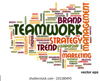 Concepto vectorial o nube conceptual abstracta de palabras sobre fondo blanco como metáfora para negocios, tendencias, medios, enfoque, mercado, valor, producto, publicidad o cliente. También para la nube de palabras corporativa