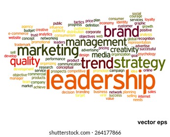 Vector concept or conceptual abstract word cloud on white background as metaphor for business, trend, media, focus, market, value, product, advertising or customer. Also for corporate wordcloud