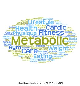 Vector concept or conceptual abstract word cloud on white background as metaphor for health, nutrition, diet, wellness, body, energy, medical, fitness, medical, gym, medicine, sport, heart or science