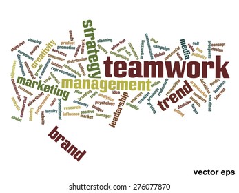 Concepto vectorial o nube conceptual abstracta de palabras sobre fondo blanco como metáfora para negocios, tendencias, medios, enfoque, mercado, valor, producto, publicidad o cliente. También para la nube de palabras corporativa