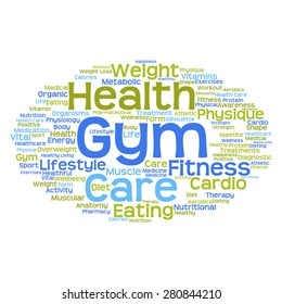 Vector concept or conceptual abstract word cloud on white background as metaphor for health, nutrition, diet, wellness, body, energy, medical, fitness, medical, gym, medicine, sport, heart or science