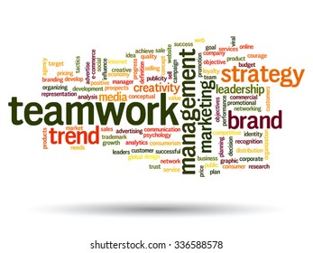 Vector concept or conceptual abstract word cloud on white background as metaphor for business, trend, media, focus, market, value, product, advertising or customer. Also for corporate wordcloud