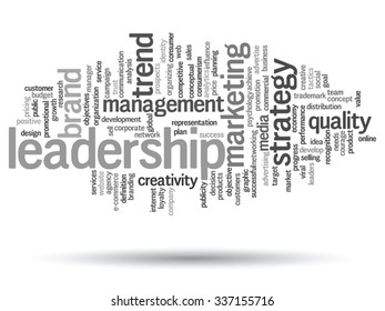 Vector concept or conceptual abstract word cloud on white background as metaphor for business, trend, media, focus, market, value, product, advertising or customer. Also for corporate wordcloud