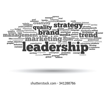 Vector concept or conceptual abstract word cloud on white background as metaphor for business, trend, media, focus, market, value, product, advertising or customer. Also for corporate wordcloud