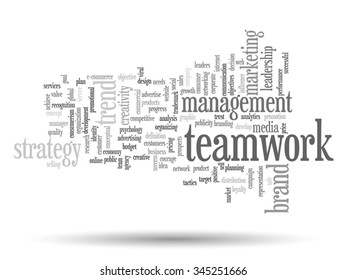 Vector concept or conceptual abstract word cloud on white background as metaphor for business, trend, media, focus, market, value, product, advertising or customer. Also for corporate wordcloud