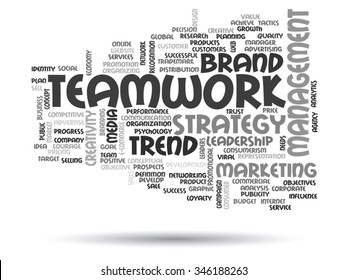 Vector concept or conceptual abstract word cloud on white background as metaphor for business, trend, media, focus, market, value, product, advertising or customer. Also for corporate wordcloud