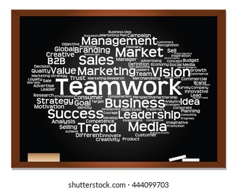 Vektorkonzept oder konzeptuell abstrakte Wortwolke auf schwarzem Hintergrund als Metapher für Unternehmen, Trends, Medien, Fokus, Markt, Wert, Produkt, Werbung oder Kunden. Auch für Corporate WordCloud