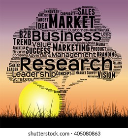 Vector concept or conceptual black tree and grass word cloud sunset sky and sun background, metaphor to business, trend, media, focus, market, value, product, advertising or customer or corporate