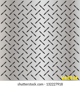 Vector concept conceptual gray metal stainless steel aluminum perforated pattern texture mesh background