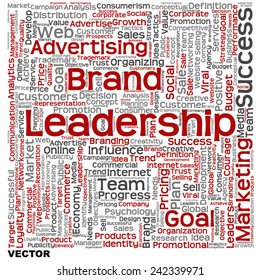 Vector concept or conceptual text word cloud isolated on background, metaphor to advertising, business, company, growth, corporate, identity, innovation, media, management, market, sale or trend value