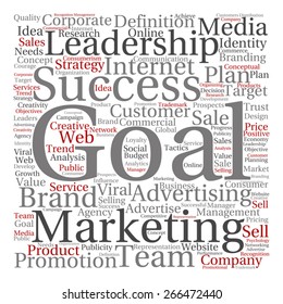 Concepto vectorial o nube de palabras de texto conceptual aislado en segundo plano, metáfora a la publicidad, negocios, empresa, crecimiento, empresa, identidad, innovación, medios, gestión, mercado, venta o valor de tendencia