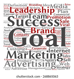 Vector concept or conceptual text word cloud isolated on background, metaphor to advertising, business, company, growth, corporate, identity, innovation, media, management, market, sale or trend value