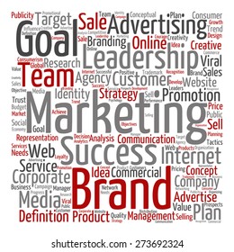Conceito vetorial ou texto conceitual palavra nuvem isolada em segundo plano, metáfora para publicidade, negócios, empresa, crescimento, corporativo, identidade, inovação, mídia, gerenciamento, mercado, venda ou valor de tendência