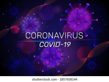 vector concept covid19 corona virus template homepage background abstract
