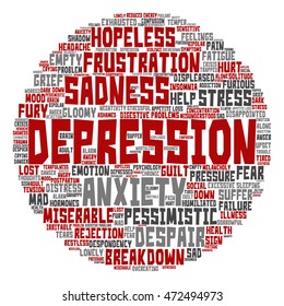 51,332 Depression Words Images, Stock Photos & Vectors | Shutterstock