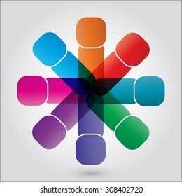 vector concept engagement, togetherness. this also represents social media community, unity, friendship, play group & employees