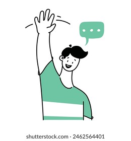 Ilustración del concepto de Vector Actividad en redes sociales 