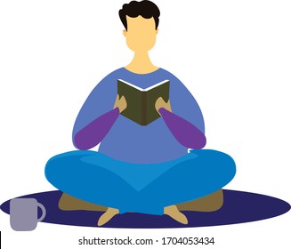Vector concept illustrations of World Book Day, Reading the books and Book festival in the flat style. People sit, stand and walk and read a book