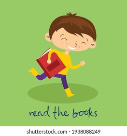 Vector concept illustrations of World Book Day, Reading the books and Book festival in the flat style.