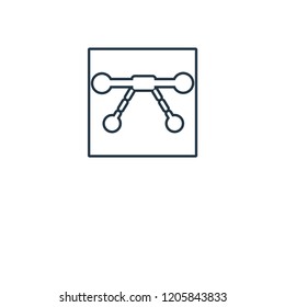 Vector concept line icon. Linear Vector concept outline symbol design. This simple element illustration can be used for web and mobile UI/UX.