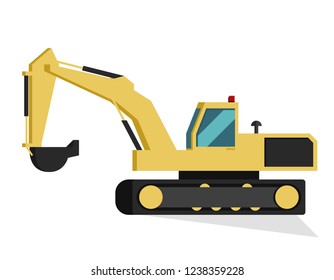 Tractor Vehicle Cartoon Vector Icon Illustration Stock Vector (Royalty ...