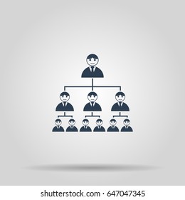 Vector concept network icon. Design style eps 10