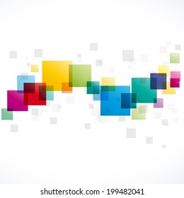 Vector concept of network, white background